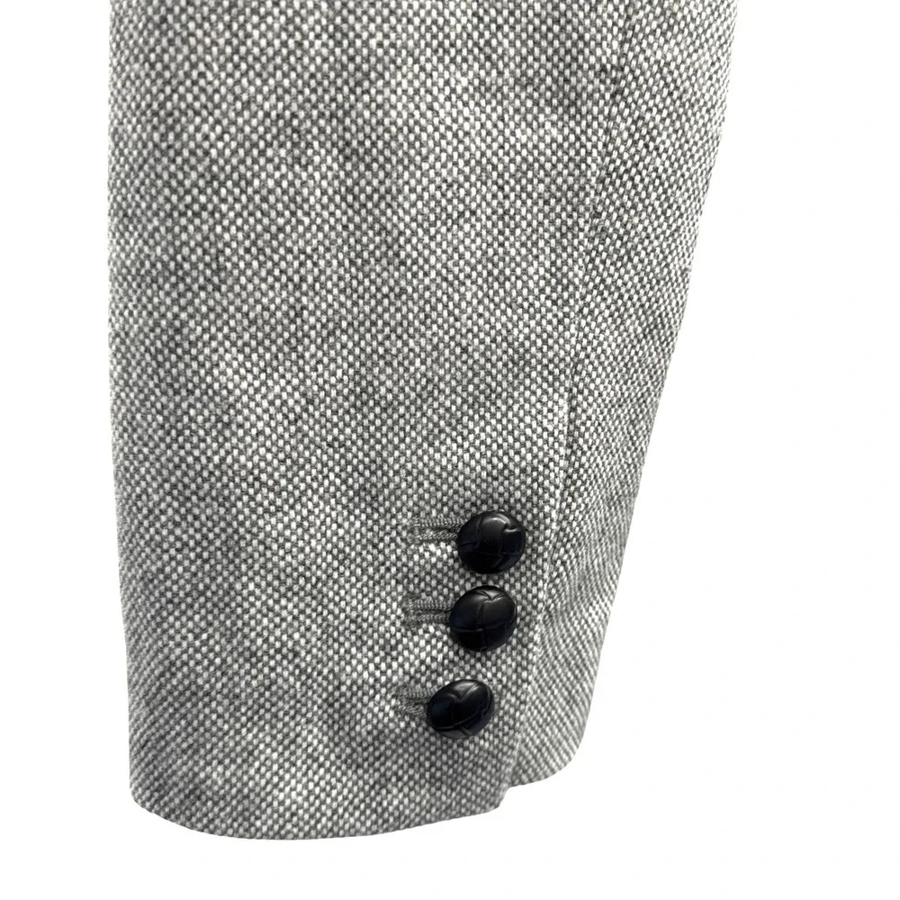 Banana Republic Gray Textured Blazer Jacket Tailored Workwear Womens Size‎ 2